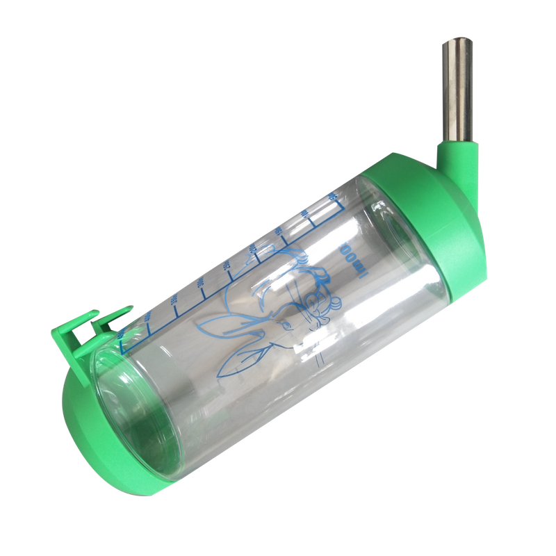 Пластиковая автоматическая бутылка для питья из соски для домашних животных, кролика, 500 мл, подвесного типа для мышей-хомяков, кроликов, шиншилл, PH-126 