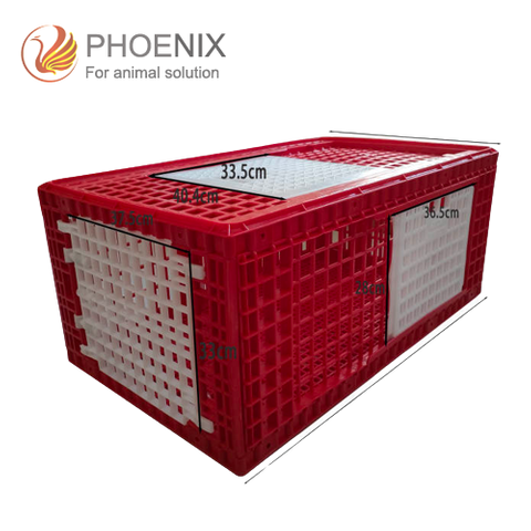 Пластиковая клетка для перевозки индейки/живой курицы, ящик для перевозки птицы Ph-274