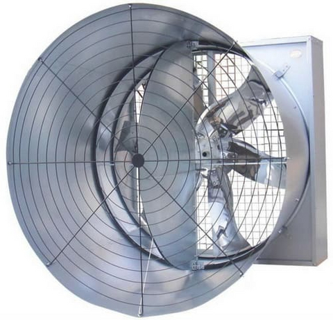 Конусный вентилятор-бабочка Большая вытяжная система Вентиляционный конусный вентилятор-бабочка для птицефабрики